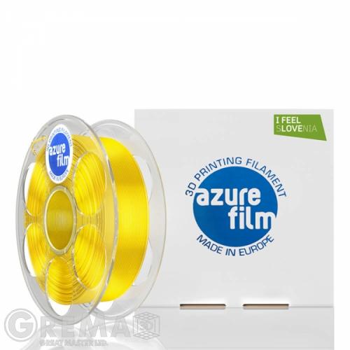 PLA AzureFilm  PLA филамент 1.75 мм, 1кг ( 2 lbs ) -  прозрачно жълт